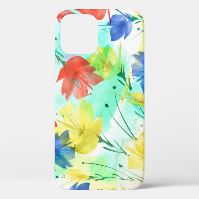Orchid Poppy Peony Fashion Bouquet Case-Mate iPhone Hülle (Rückseite)