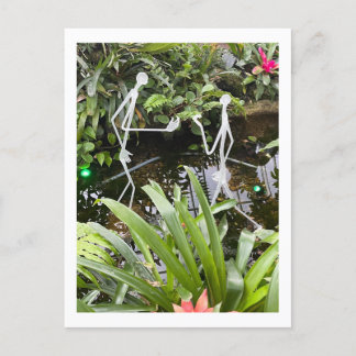 Orchid Room Strichmännchen 2 | Phipps Conservatory Postkarte