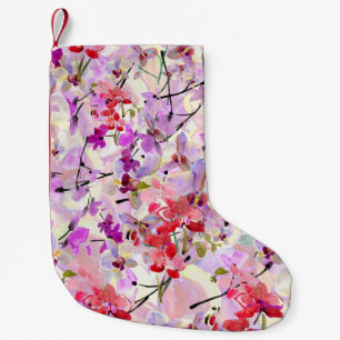 Orchid-Sakura Aquarellbilder Kleiner Weihnachtsstrumpf