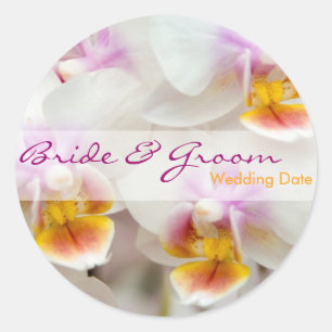 Orchid - Save the Date Aufkleber