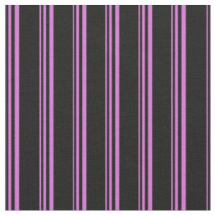 Orchid-Schwarz-Muster der Streifen Stoff