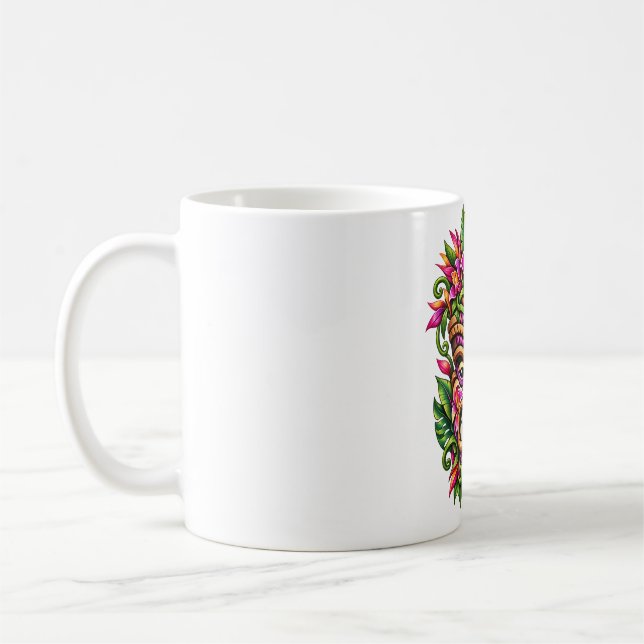 Orchid Shield Tiki Kaffeetasse (Links)