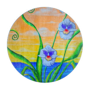 Orchid Sunset Schneidebrett