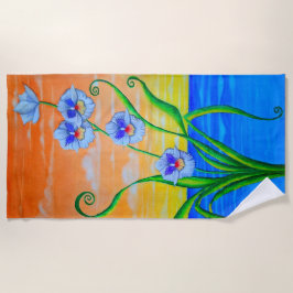 Orchid Sunset Strandtuch