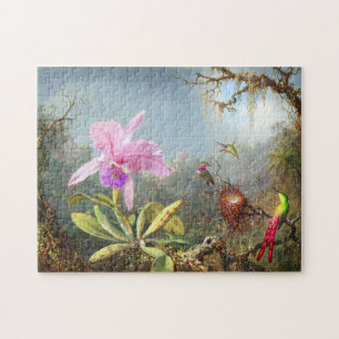 Orchid und drei Kolibris  Puzzle