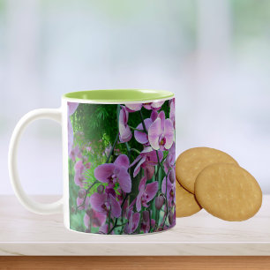 Orchid und Reben Cups und Tasse