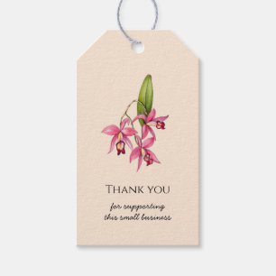 Orchid Vielen Dank für Ihre Unterstützung für klei Geschenkanhänger