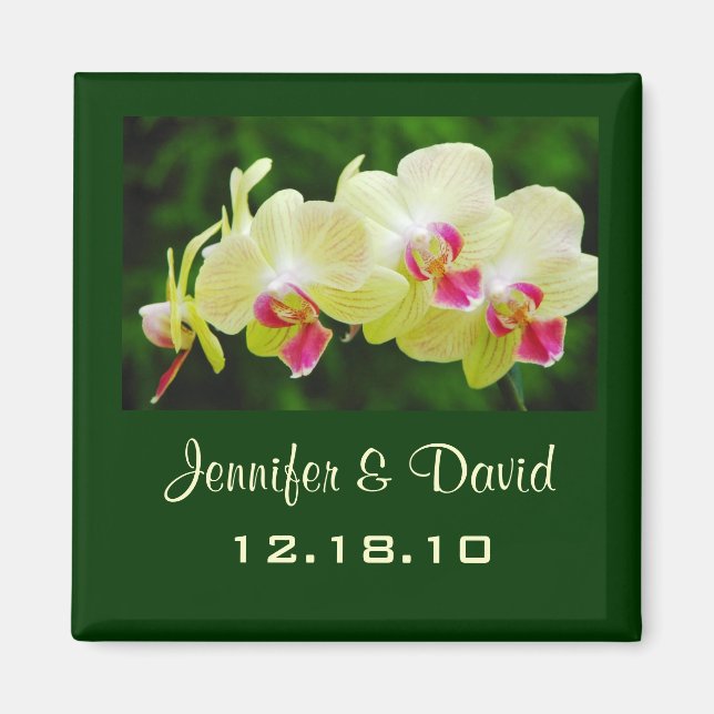 Orchid Wedding Magnet (Vorne)