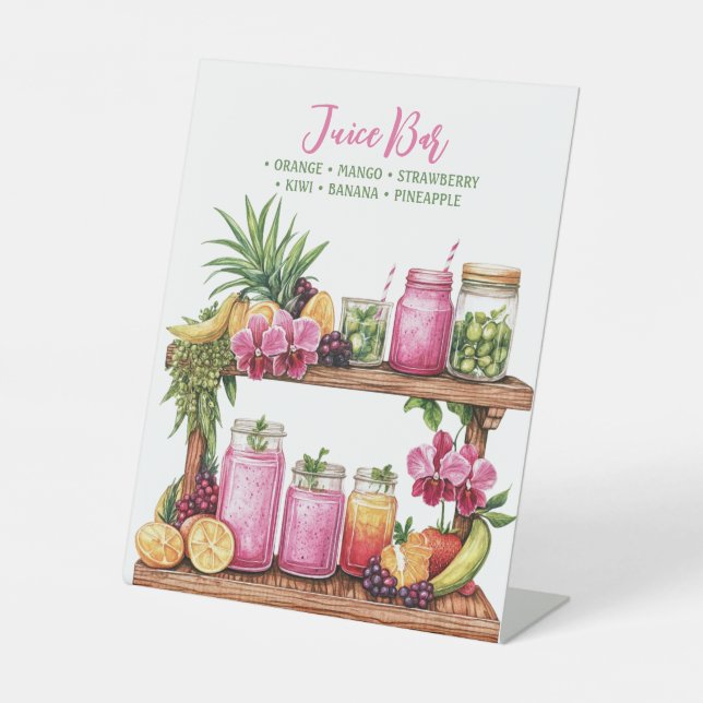 Orchid Wellness-Center Resort | Juice Bar Sockelschild (Vorderseite)