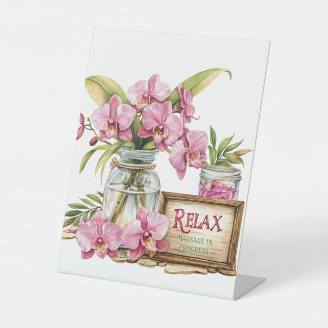 Orchid Wellness-Center Resort | Willkommen Sockelschild (Vorderseite)