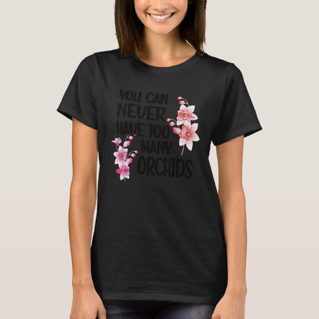 Orchid Whisperer Orchid Pflanze Park/Garten: T-Shirt (Vorderseite)