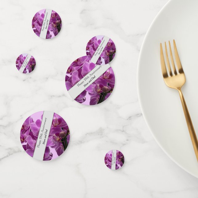 Orchid zum 28. Geburtstag Konfetti (Gruppe)