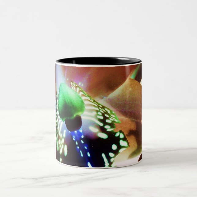 Orchidee 12 zweifarbige tasse (Mittel)