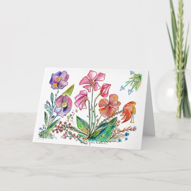 Orchidee 15a karte (Vorderseite)