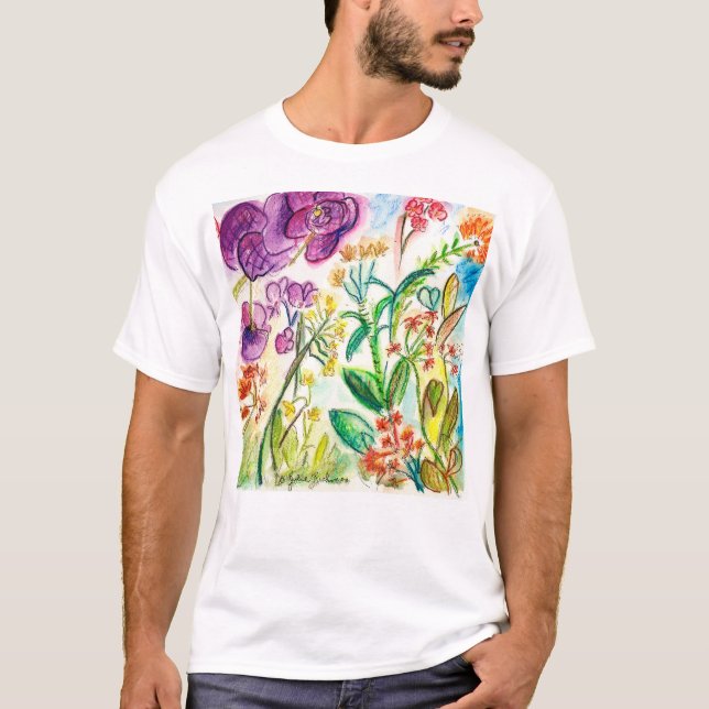 Orchidee 8 T-Shirt (Vorderseite)
