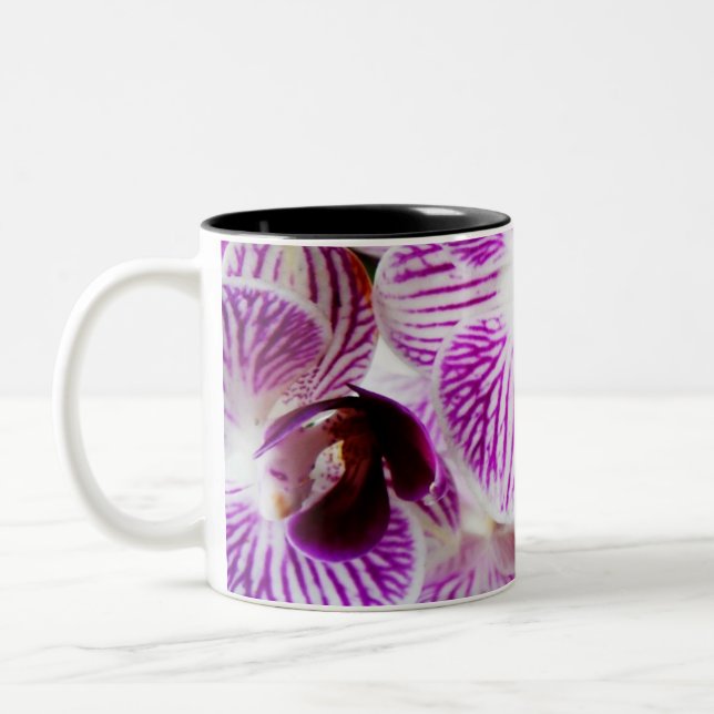 Orchidee 9 zweifarbige tasse (Links)