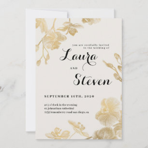 Orchidee Hochzeitskarte Dankeskarte