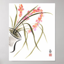 Orchidee in Blüte