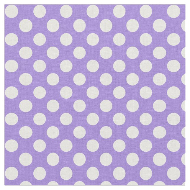 Orchidee lila mit weißem Polka-Punkt-Gewebe Stoff (Nahaufnahme)