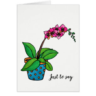 Orchidee Pflanze im Wasserbecken