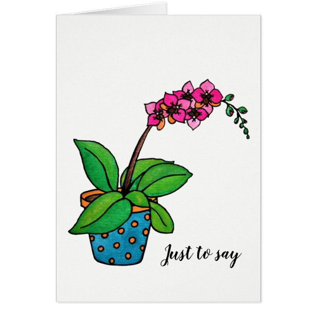 Orchidee Pflanze im Wasserbecken (Vorne)