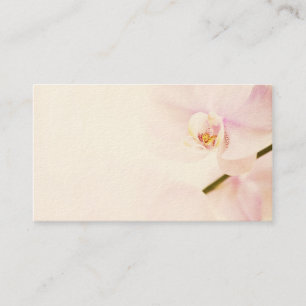 Orchidee - rosa hohe SchlüsselBlume - Visitenkarte