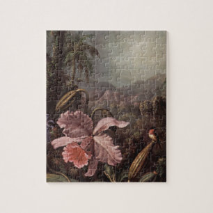 Orchidee und Kolibri durch Martin Johnson Heade Puzzle