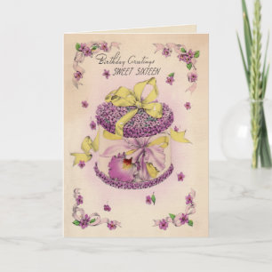 OrchideeCorsage 16. Geburtstag Einladung