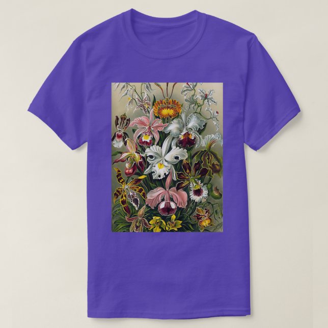 Orchideen 1 T-Shirt (Design vorne)