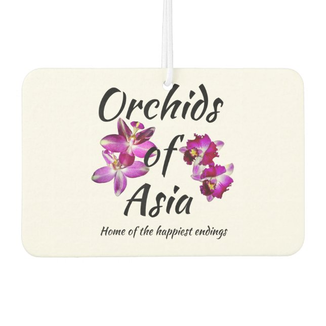 Orchideen Asiens Autolufterfrischer (Vorderseite)