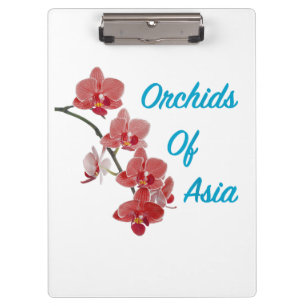 Orchideen Asiens Day Spa Klemmbrett