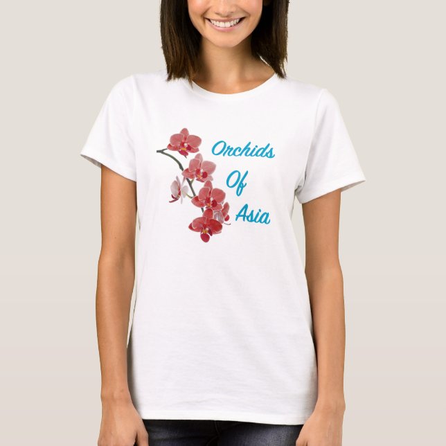 Orchideen Asiens Day Spa T-Shirt (Vorderseite)