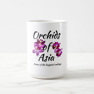 Orchideen Asiens Kaffeetasse