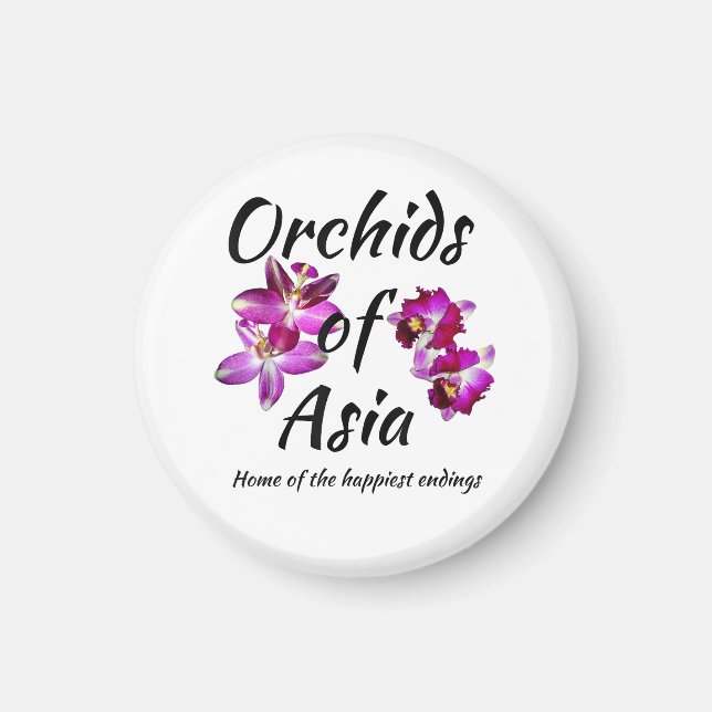 Orchideen Asiens Magnet (Vorne)