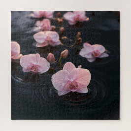 Orchideen auf Still Wasser Puzzle