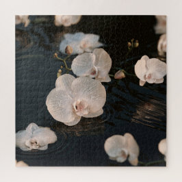 Orchideen auf Still Wasser Puzzle