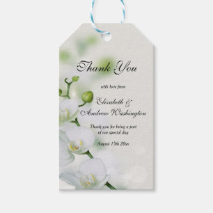 Orchideen-Blume-Hochzeit Geschenkanhänger