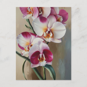 Orchideen-Blume Postkarte