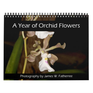 Orchideen-Blumen-Wandkalender von J. Fatherree Kalender