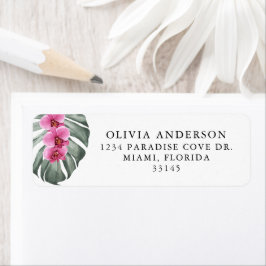 Orchideen in der Region Monstera Tropical Floral