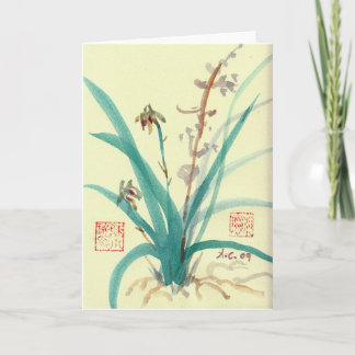 Orchideen Karte