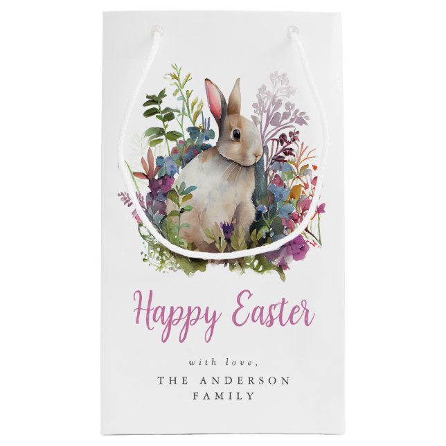 Orchideen Kleine Geschenktüte (Rückseite)