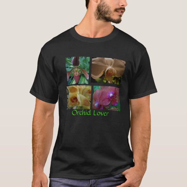 Orchideen-Liebhaber T-Shirt (Vorderseite)
