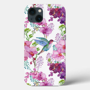 Orchideen mit Hummingvogel Case-Mate iPhone Hülle