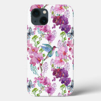 Orchideen mit Kolibri