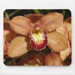 Orchideen mit Raindrops Mousepad