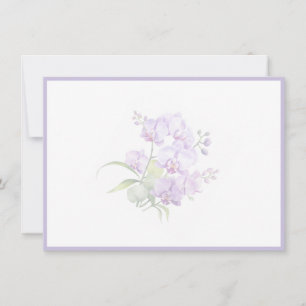 Orchideen-Notizkarte Mitteilungskarte