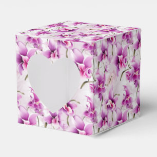Orchideen-Party-Geschenkbox Geschenkschachtel