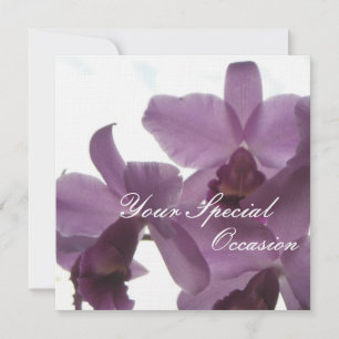 Orchideen/ Personalisierte Einladungen für jeden A