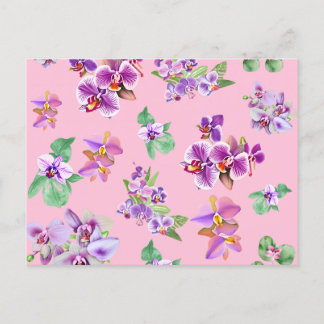 Orchideen Postkarte